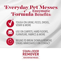 Nature’s Miracle Stain And Odor Remover Foam Cat, Odour Control Formula, Aerosol 496g, Easy Aerosol Spray