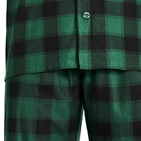 George Men's Notch Collar Pajamas 2-Piece Set