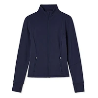 Veste zippée sur la longueur Athletic Works pour femmes Tailles TP–TTG