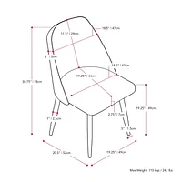 Ensemble de table à manger ronde moderne en marbre blanc CorLiving Ivo 4 pièces avec chaises rembourrées en velours pour 3 personnes - Table à manger et chaises compactes 4 pièces - Ensemble table et chaises pour appartements