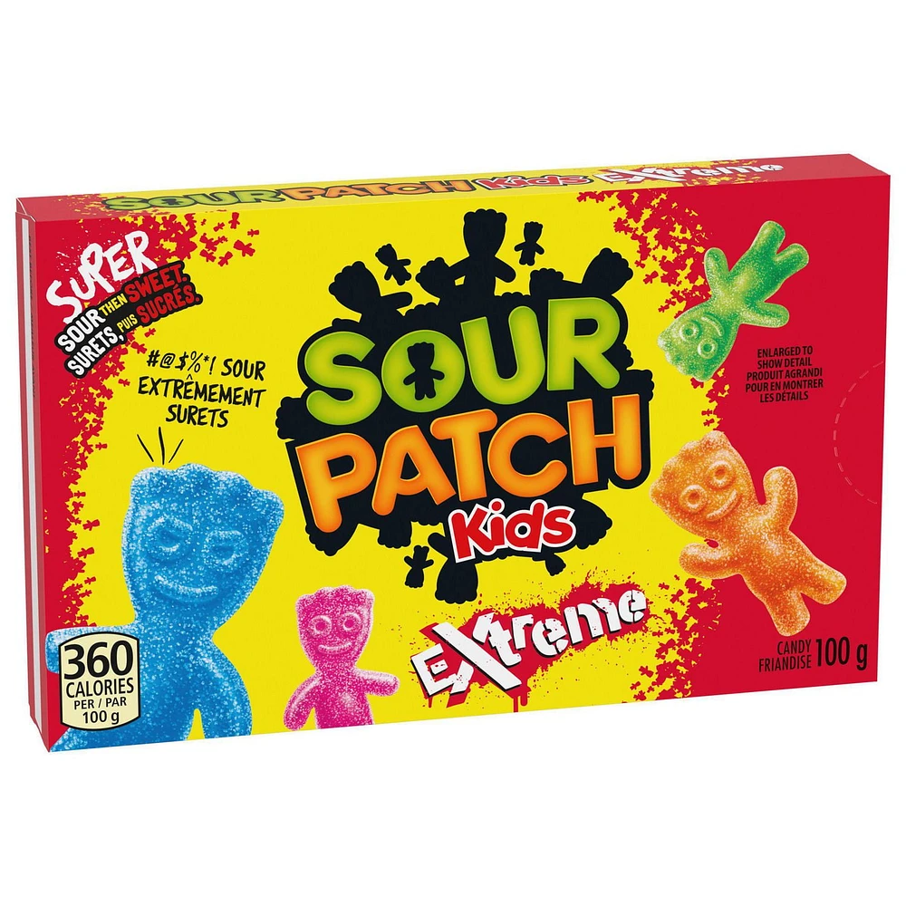 Friandises Sour Patch Kids Extreme De Maynards Tendres 100g