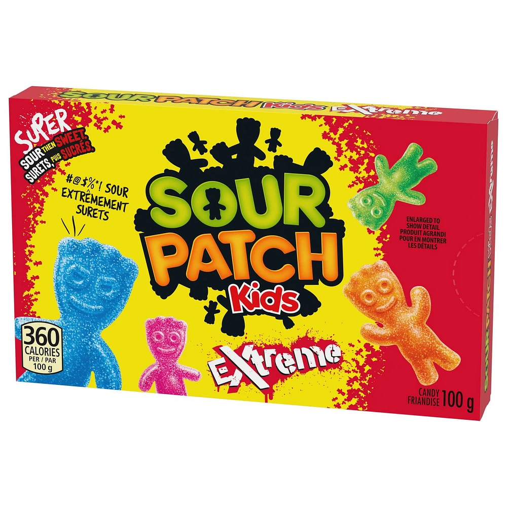 Friandises Sour Patch Kids Extreme De Maynards Tendres 100g