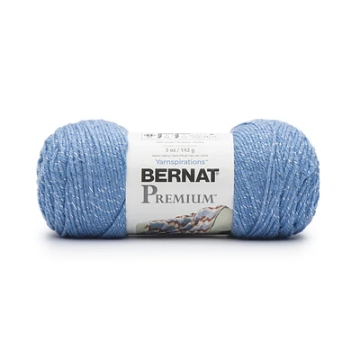 Bernat® Premium™ Sparkle Yarn, Acrylic #4 Medium, 5oz/142g, 258 Yards, Acrylic #4 Medium Yarn