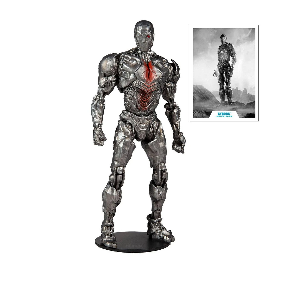 McFarlane Toys - DC Multiverse - Justice League Movie - Cyborg (Helmet) 7 Inch Action Figure