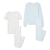 Pyjama 4 pièces George pour filles Tailles TP–TG