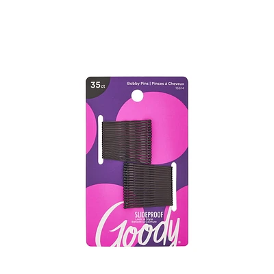 Goody Bobby Pins - Secure Hold - 35 Ct - Black, Goody Bobby Pins