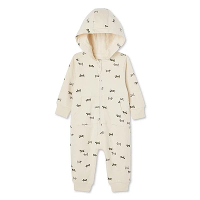 George Baby Boys' Hooded Romper, Sizes 0-24 months