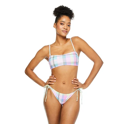 No Boundaries Women's Bandeau Swim Top, Sizes XS-XXL