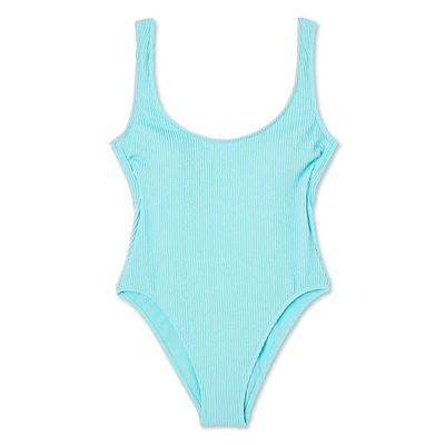 Maillot de bain à encolure dégagée No Boundaries pour femmes Tailles TP–TTG