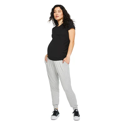 Paisley Sky Maternity Short Sleeve Crew Neck Tee