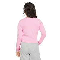 My Sister's Closet Girls' Asymmetrical Hem Graphic Tee