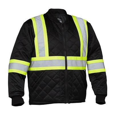 Forcefield Men's Hi-Visible Safety Freezer Jacket<br>*On-Line Exclusive, Sizes S-4XL