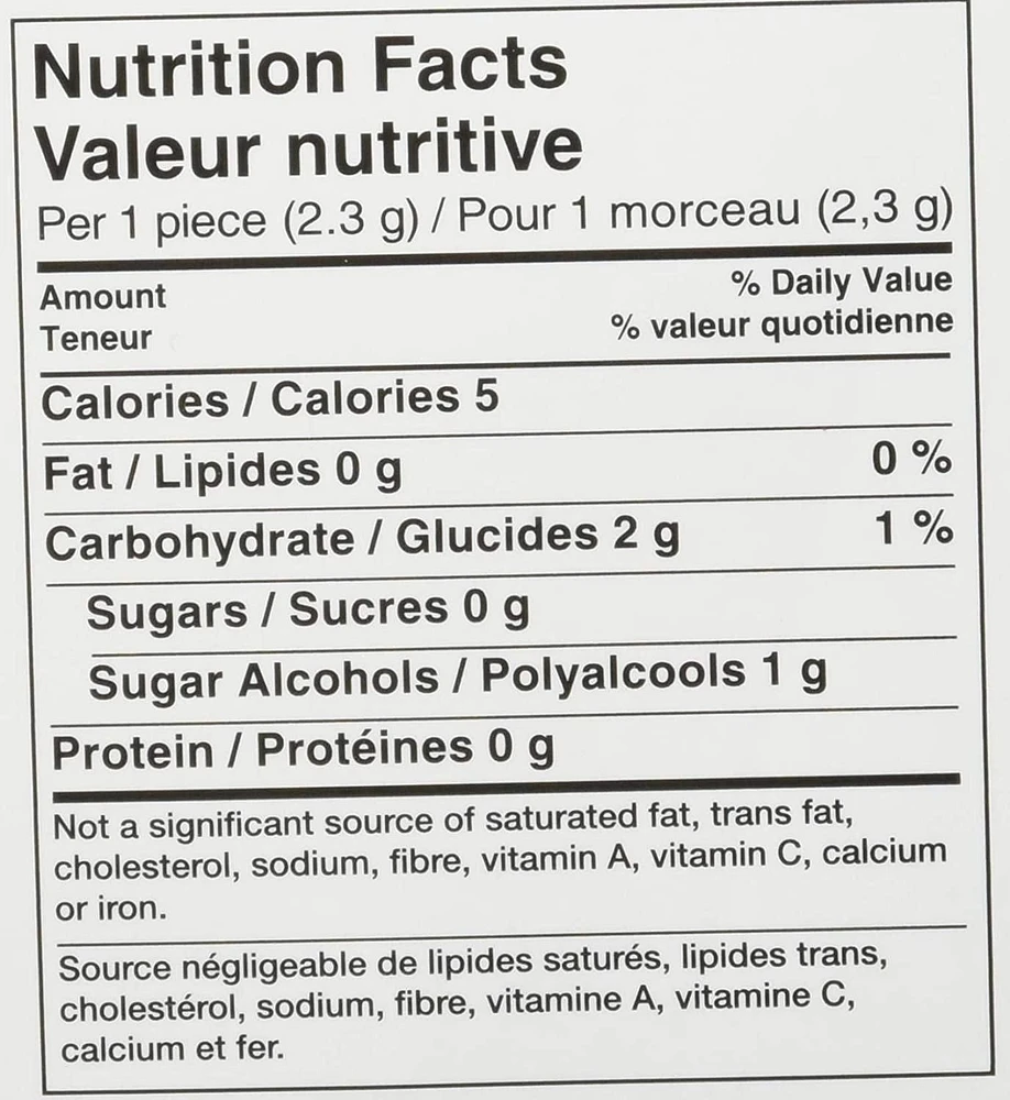 Trident Vibes Sugar Free Gum, Peppermint Wave Flavour, 1 Go-Cup (40 Pieces Total)
