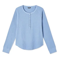 Haut henley gaufré George pour femmes