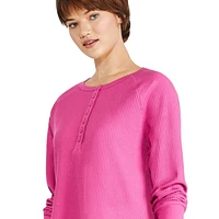 Haut henley gaufré George pour femmes