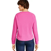 Haut henley gaufré George pour femmes