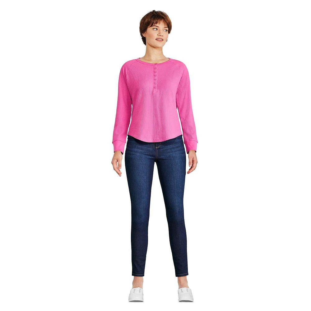 Haut henley gaufré George pour femmes