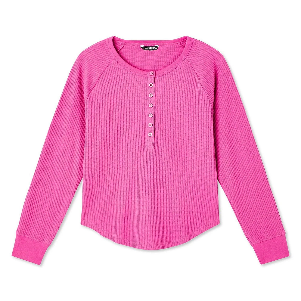 Haut henley gaufré George pour femmes