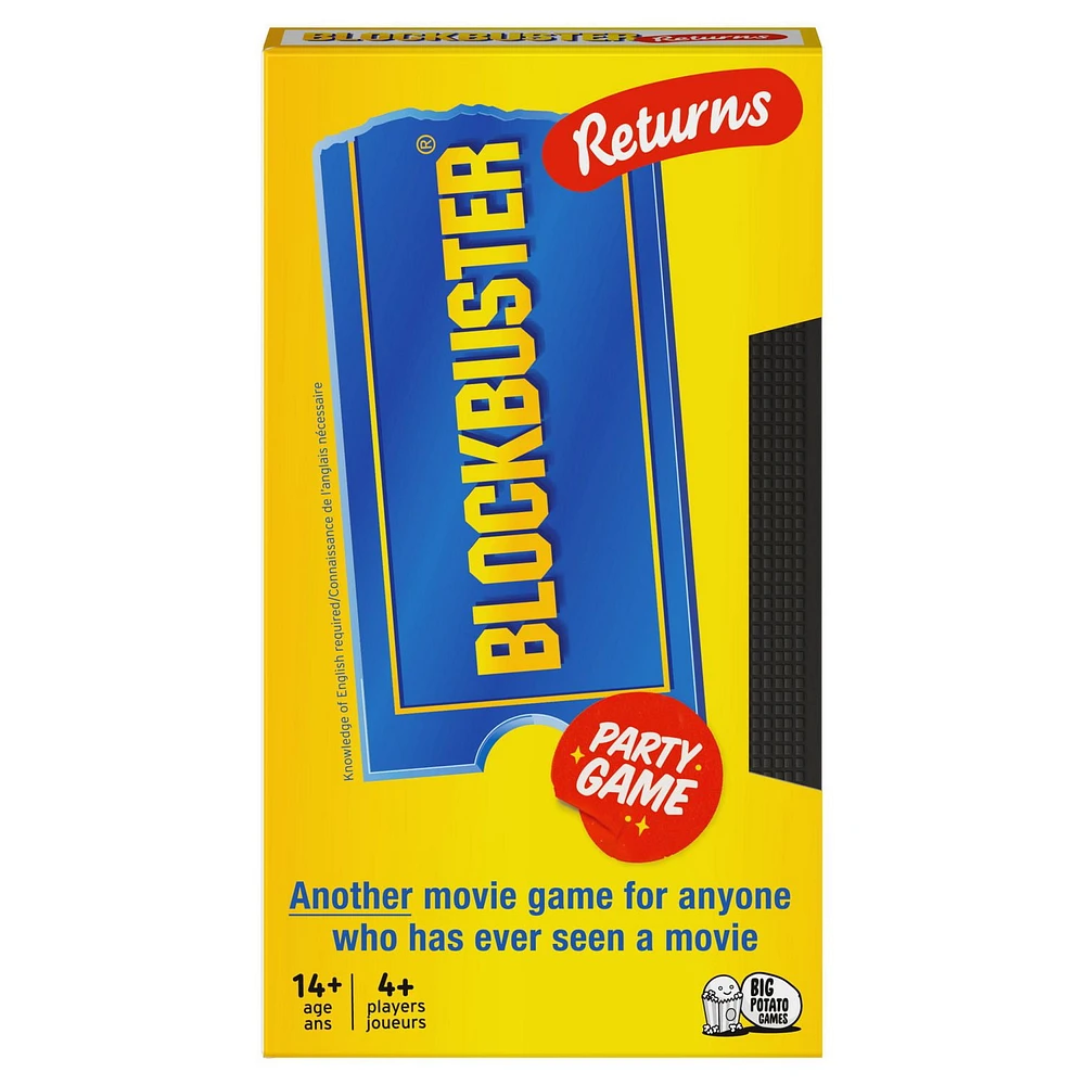 Blockbuster 2, Movie Quiz Party Game, for Families and Teens Ages 14 and up