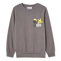 Pokemon Boys' Pikachu Long Sleeve Popover