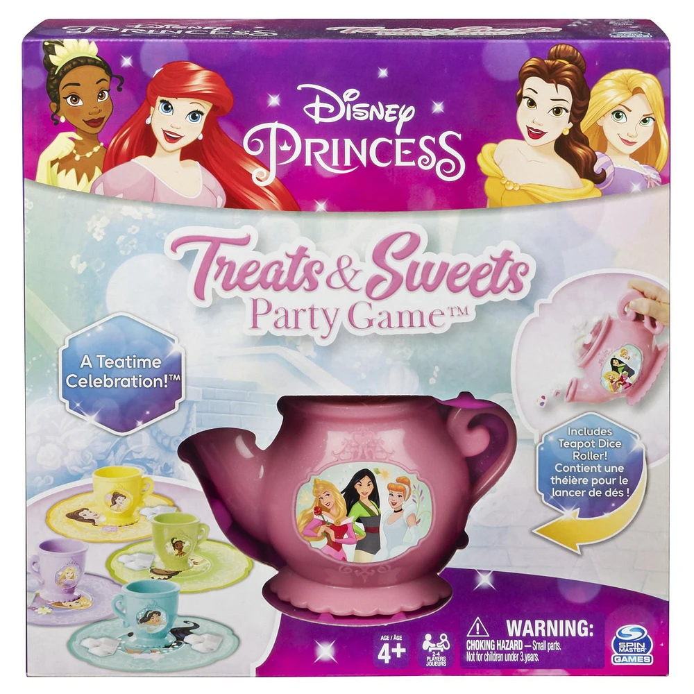 Disney Princess Treats & Sweets Party Board Game, for Kids and Families Ages 4 and up