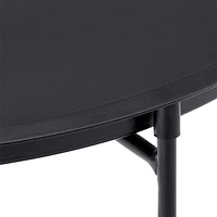 Mainstays Patio Tray Top Side Table, Space-saving design