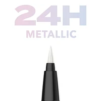 Hard Candy Color Liquid Eyeliner w Lash Boost Serum, Matte, 4.14 mL