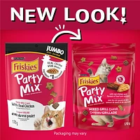 Friskies Party Mix Croquant Grillade Gâteries pour Chats 170g