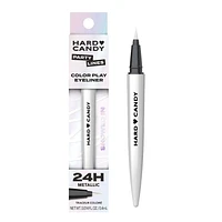 Hard Candy Color Liquid Eyeliner w Lash Boost Serum, Matte, 4.14 mL