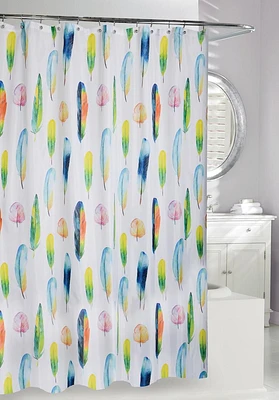 MODA FRESH FEATHERS SHOWER CURTAIN