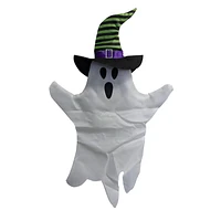 WAY TO CELEBRATE 28" GHOST WITH WITCH HAT GREEN