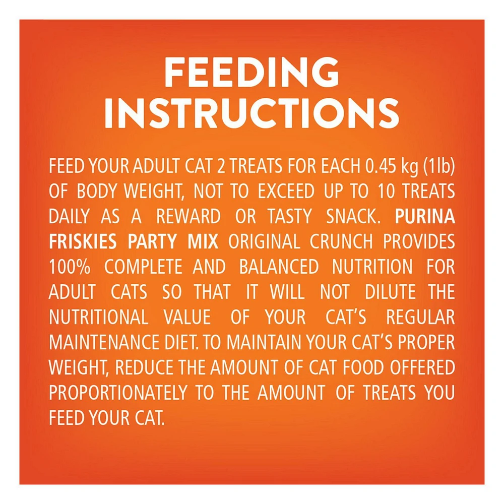 Friskies Party Mix Original Crunch, Cat Treats 170g, 170 g