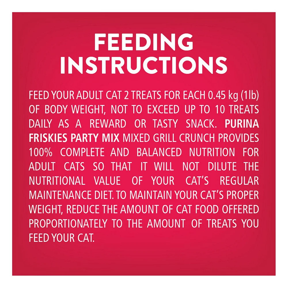 Friskies Party Mix Croquant Grillade Gâteries pour Chats 170g