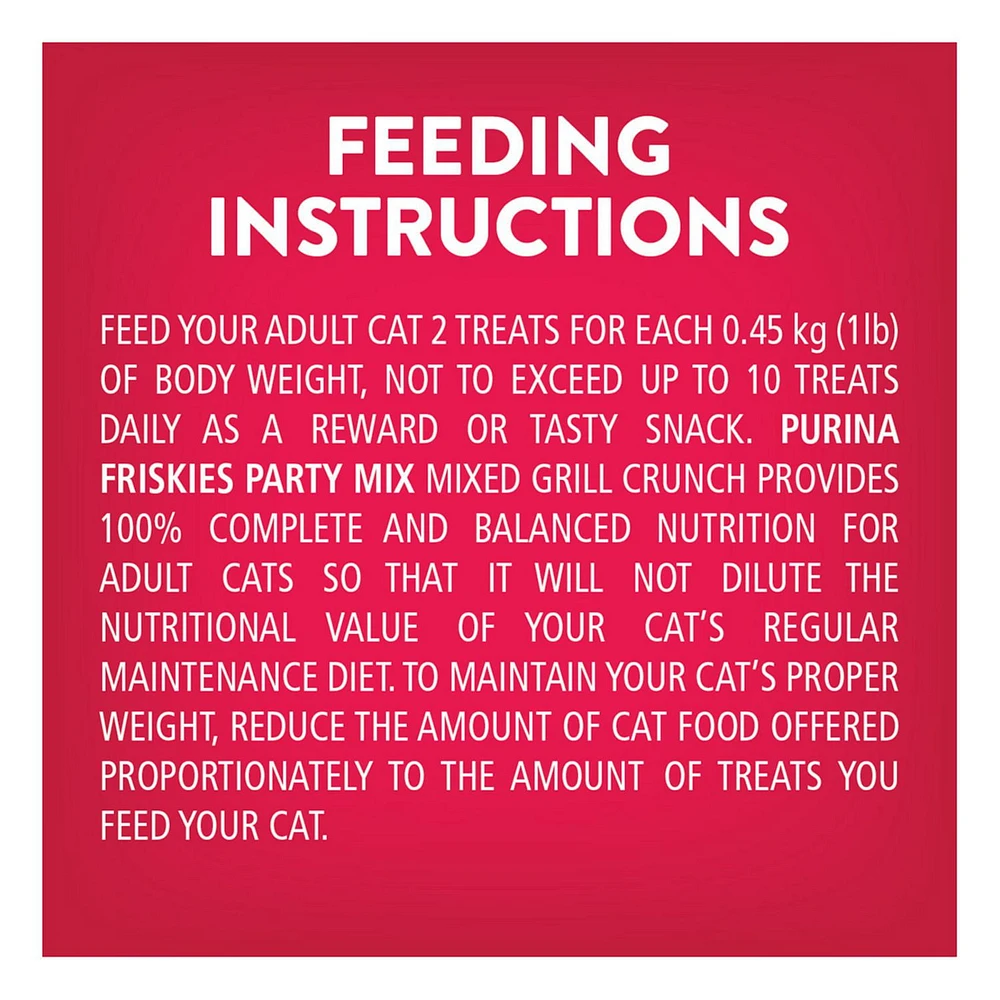 Friskies Party Mix Mixed Grill Crunch, Cat Treats 454g, 454 g