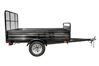 DK2 4.5 ft. x 7.5 ft. Single Axle Multi-Utility Trailer (Drive-Up Gate Included)