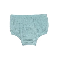 modern moments™ by Gerber® - Ensemble 2 pièces robe à manches volantées + couvre-couche - Bleu sarcelle Tailles : 0 à 24 mois