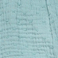 modern moments™ by Gerber® - Ensemble 2 pièces robe à manches volantées + couvre-couche - Bleu sarcelle Tailles : 0 à 24 mois