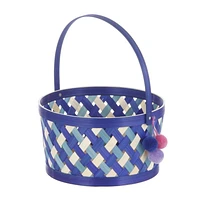 Easter Bamboo Blue Basket