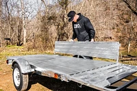 DK2 4.5 ft. x 7.5 ft. Single Axle Galvanized Multi-Utility Trailer