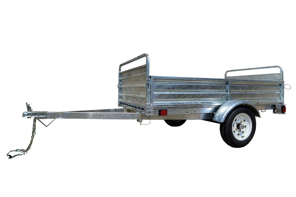 DK2 4.5 ft. x 7.5 ft. Single Axle Galvanized Multi-Utility Trailer