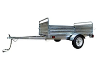 DK2 4.5 ft. x 7.5 ft. Single Axle Galvanized Multi-Utility Trailer