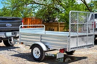 DK2 4.5 ft. x 7.5 ft. Single Axle Galvanized Multi-Utility Trailer (Drive-Up Gate Included)