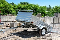 DK2 4.5 ft. x 7.5 ft. Single Axle Galvanized Multi-Utility Trailer (Drive-Up Gate Included)