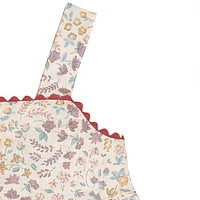 modern moments™ by Gerber® - Ensemble 2 pièces robe + couvre-couche - Beige Floral Tailles : 0 à 24 mois
