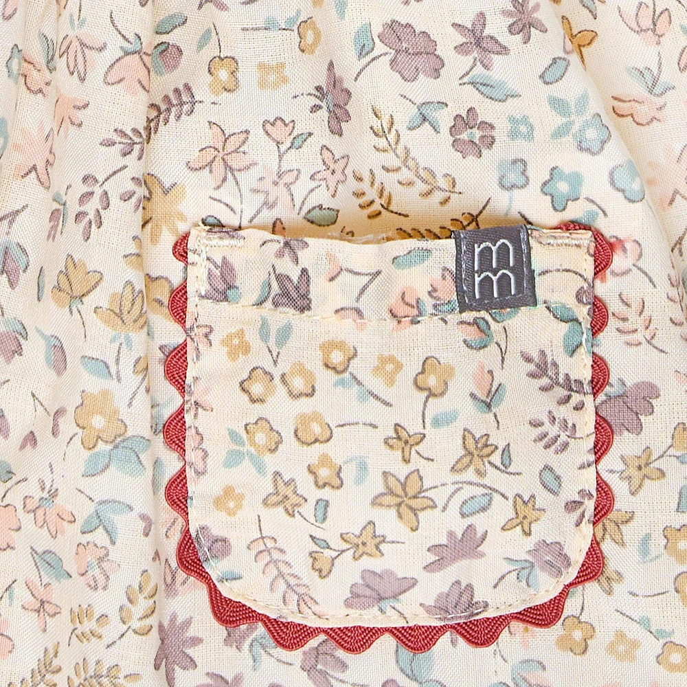 modern moments™ by Gerber® - Ensemble 2 pièces robe + couvre-couche - Beige Floral Tailles : 0 à 24 mois