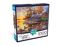 Buffalo Games Darrell Bush Canoe Camp 1000 Piece Jigsaw Puzzle