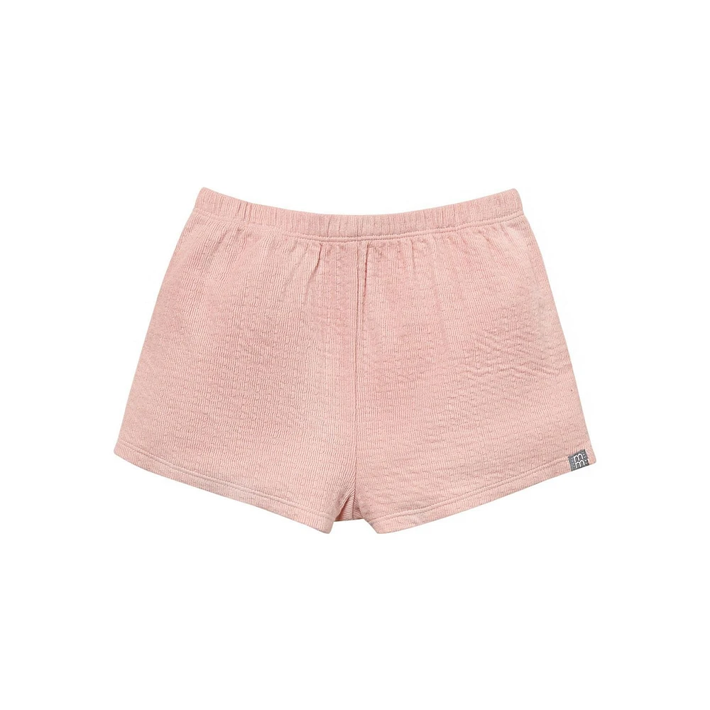 modern moments™ by Gerber®™ - Ensemble haut à volants et short à œillets - Rose Tailles : 12 mois à 5 ans