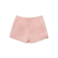 modern moments™ by Gerber®™ - Ensemble haut à volants et short à œillets - Rose Tailles : 12 mois à 5 ans