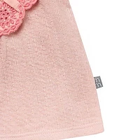 modern moments™ by Gerber®™ - Ensemble haut à volants et short à œillets - Rose Tailles : 12 mois à 5 ans