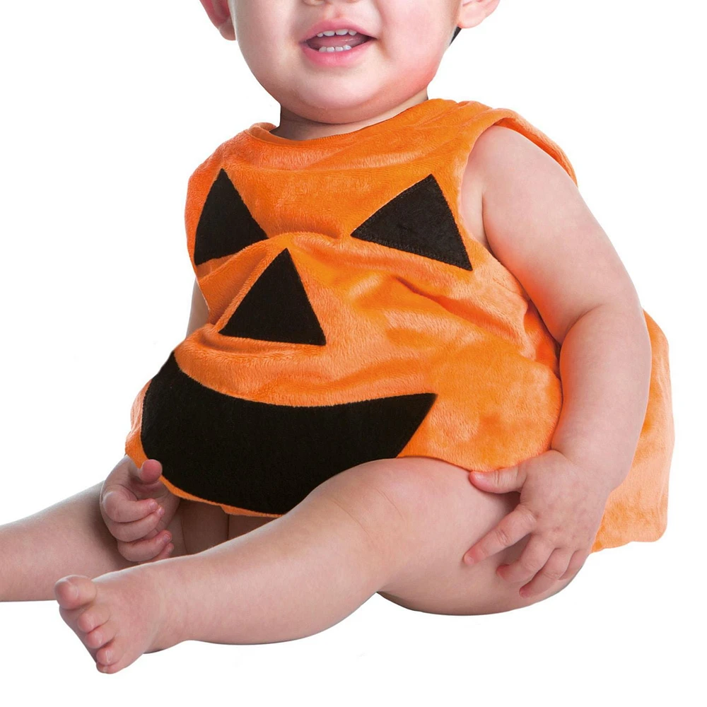 Baby's Pumpkin Plush Costume 6-12 Months.